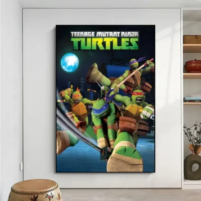 Amine N Ninjas Turtles Mutant Mayhem Poster No Framed Kraft Club Bar Paper Vintage Wall Art 10 - TMNT Shop