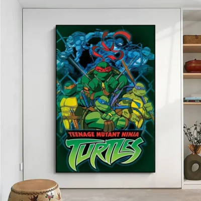 Amine N Ninjas Turtles Mutant Mayhem Poster No Framed Kraft Club Bar Paper Vintage Wall Art 12 - TMNT Shop