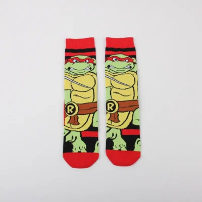 Cartoon Teenage Mutant Ninja Turtles Casual Sports Socks Anime Figure Knitted Cotton Sock Men and women 17 - TMNT Shop