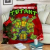 Christmas Teenage Mutant Ninja Turtles Blanket Cartoon Nap Blanket Printed Bedroom Sofa Soft Comfortable Flannel Kids 1 - TMNT Shop