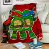 Christmas Teenage Mutant Ninja Turtles Blanket Cartoon Nap Blanket Printed Bedroom Sofa Soft Comfortable Flannel Kids 2 - TMNT Shop