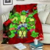 Christmas Teenage Mutant Ninja Turtles Blanket Cartoon Nap Blanket Printed Bedroom Sofa Soft Comfortable Flannel Kids 5 - TMNT Shop