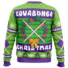 Cowabunga Donatello Christmas TMNT PC men sweatshirt BACK mockup - TMNT Shop