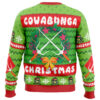 Cowabunga Raphael Christmas TMNT PC men sweatshirt BACK mockup - TMNT Shop