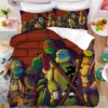 New New Teenage Mutant Ninja Turtles Bedding Set Duvet Cover Pillowcase Full King Queen Size Cartoon 4 - TMNT Shop