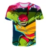 TMNT Teenage Mutant Ninja Turtles Series T shirt Breathable round Neck Fashion 3D Digital Printing Stylish 13 - TMNT Shop