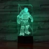 Teenage mutant ninja turtles 3D LED Night Light 7 Color Changing Lamp Decoration Action Figure Toy - TMNT Shop